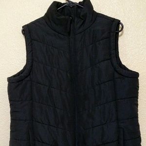 Black Puff Vest